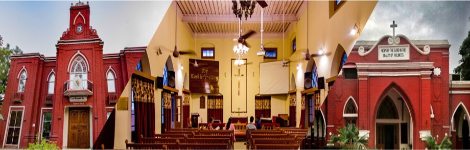 CMC Medical and Hospital Chapel exterior and interior panoramic view