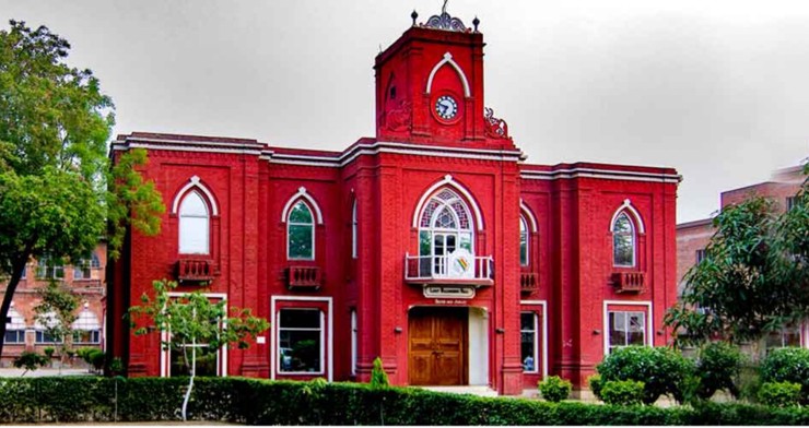 Lady Edmonstone Hall, the historic red-brick chapel building at CMC Ludhiana