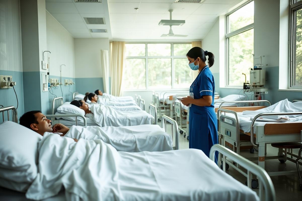 The cardiac ward at CMC Ludhiana